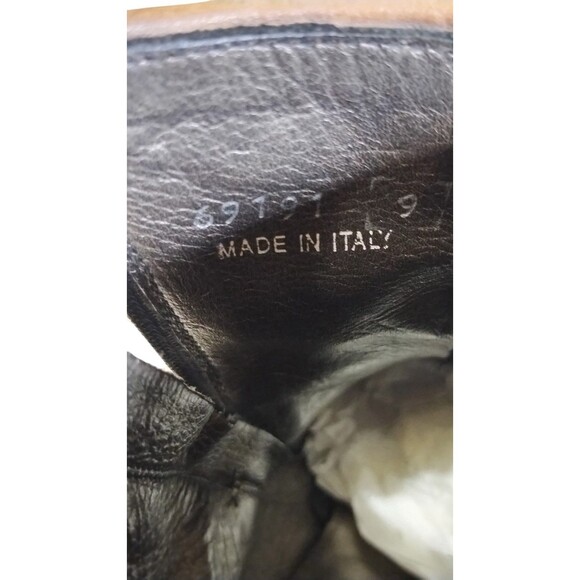 Mark Nason Rock Lives Western Embroidery Roses Distressed Leather Ankle Boot 9 - Picture 12 of 14